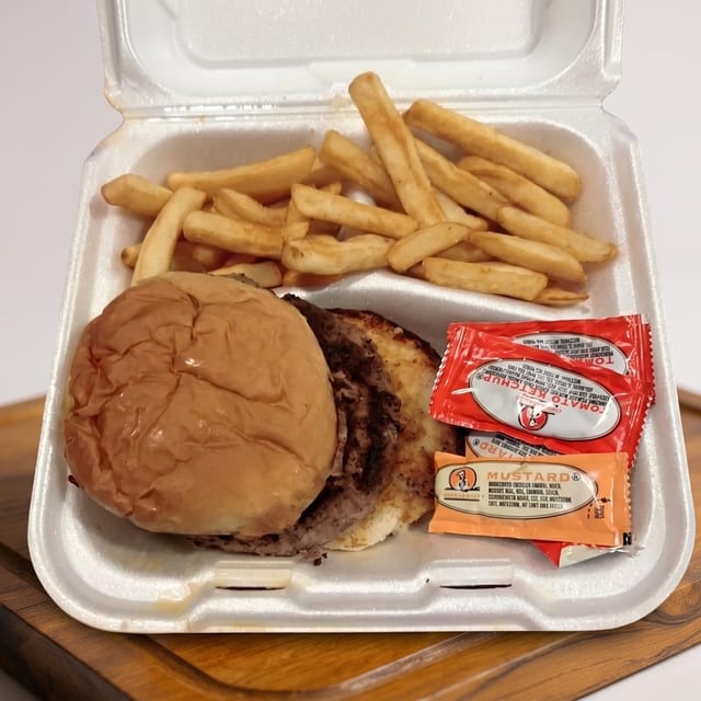 Hamburger & 1 Side.