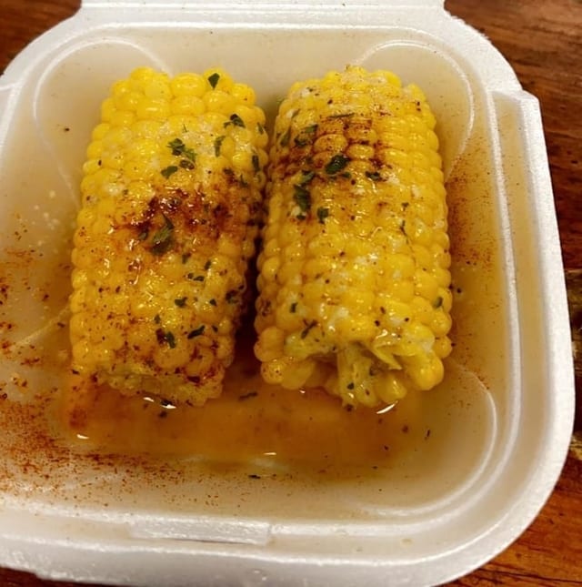 Garlic Butter Corn on Cob.