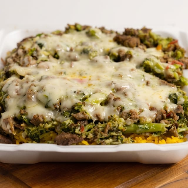 Ground Lamb and Rice.