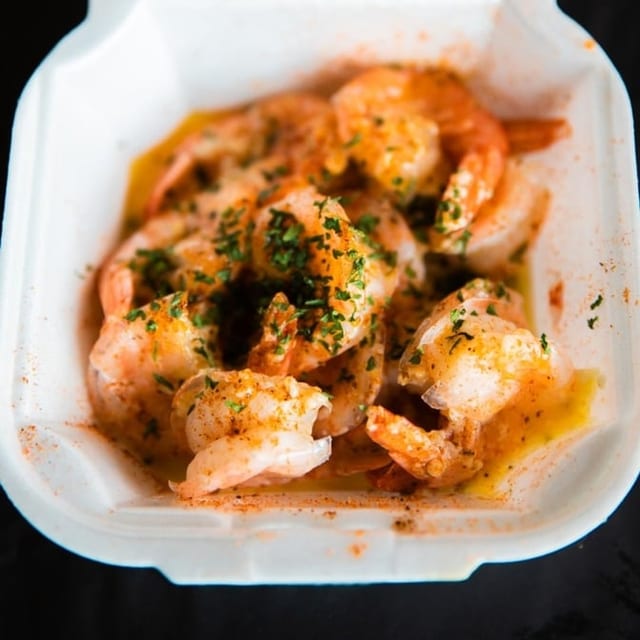 Shrimp Steamed Garlic.