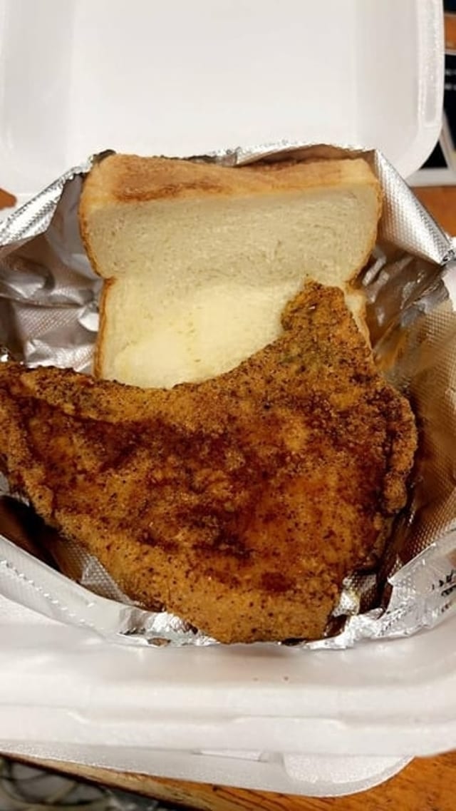 Pork Chop Sandwich.
